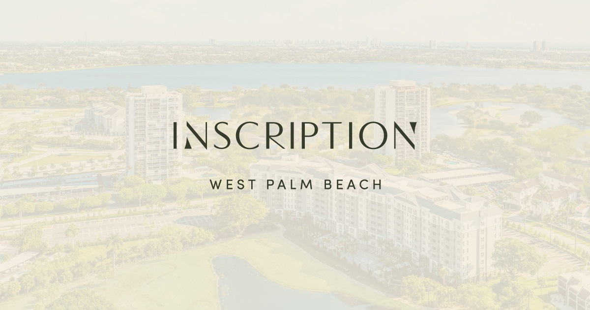 Inscription West Palm Beach